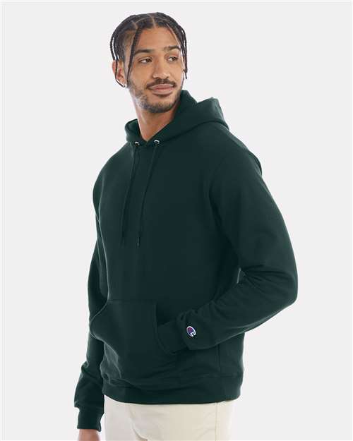Dark Green Powerblend® Hooded Sweatshirt - S700