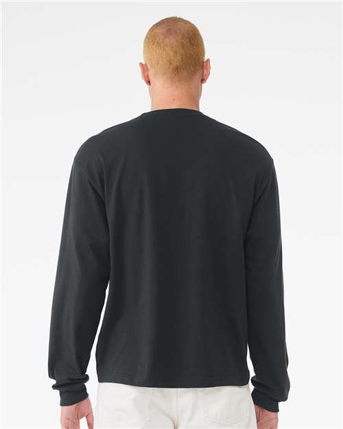 Dark Grey 6 oz. Heavyweight Long Sleeve Tee - 3511