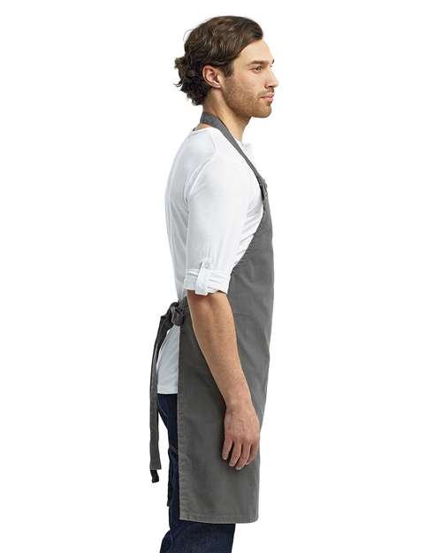 Dark Grey Calibre Heavy Canvas Bib Apron - RP130