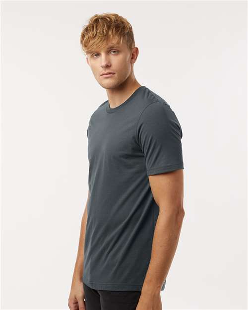 Dark Grey Combed Cotton T-Shirt - 602