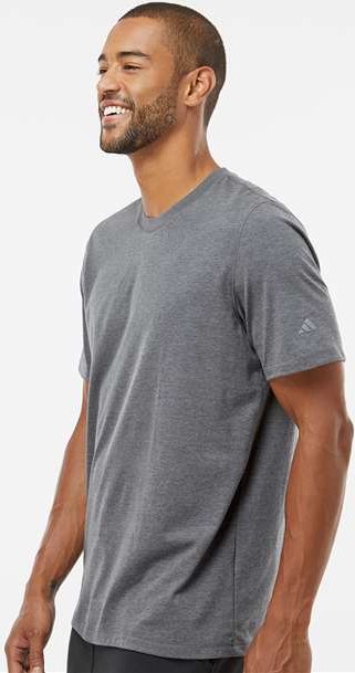 Dark Grey Heather Blended T-Shirt - A556