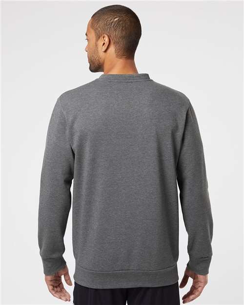 Dark Grey Heather Fleece Crewneck Sweatshirt - A434