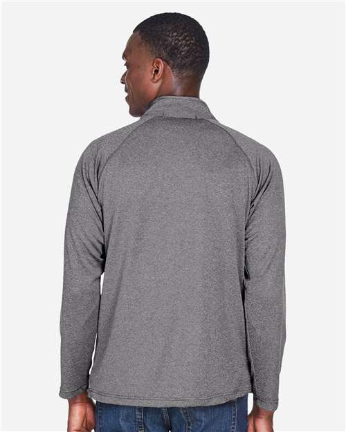 Dark Grey Heather Men's Stretch Tech-Shell® Compass Full-Zip Jacket - DG420