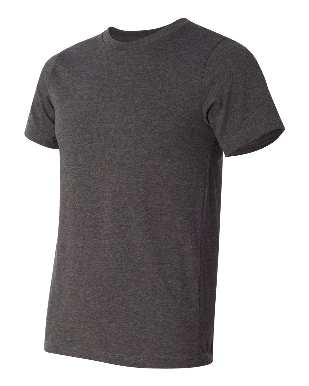 Dark Grey Heather USA-Made Jersey Tee - 3001U