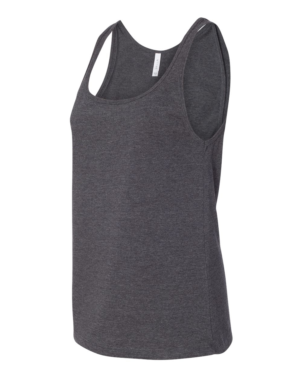 Dark Grey Heather Women’s Relaxed Jersey Tank - 6488