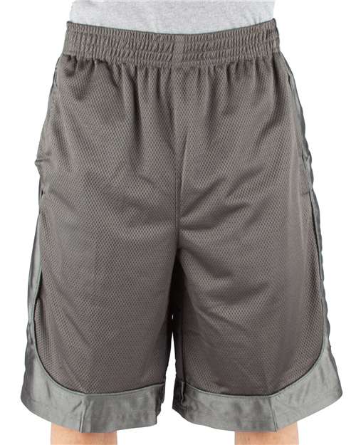 Dark Grey Mesh Shorts - SHBMS