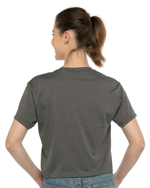 Dark Grey Women's Ideal Crop Top - 1580