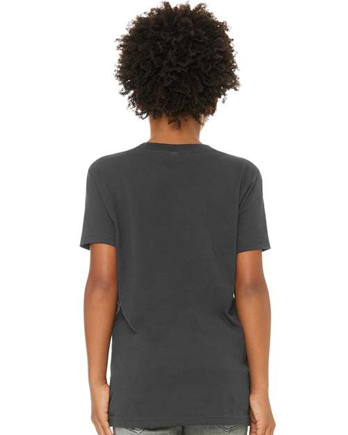 Dark Grey Youth Jersey Tee - 3001Y