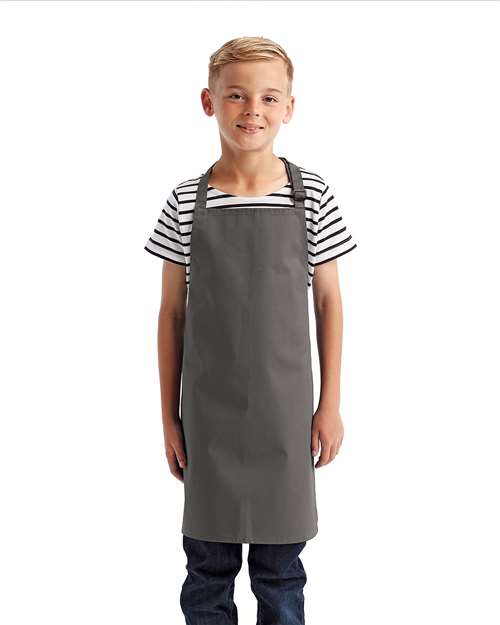 Dark Grey Youth Recycled Apron - RP149