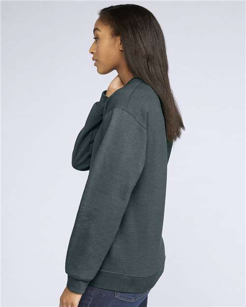 Dark Heather Softstyle® Midweight Crewneck Sweatshirt - SF000