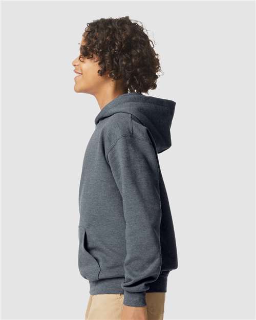 Dark Heather Softstyle® Youth Midweight Hooded Sweatshirt - SF500B