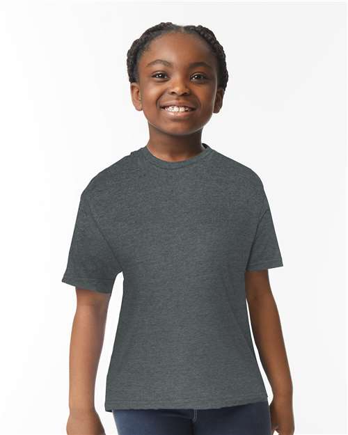Dark Heather Softstyle® Youth T-Shirt - 64000B
