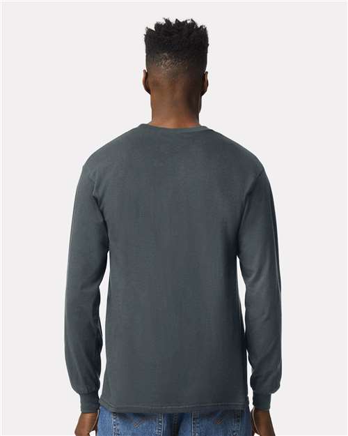 Dark Heather Ultra Cotton® Long Sleeve T-Shirt - 2400
