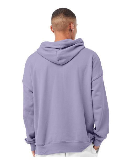 Dark Lavender Sponge Fleece Drop Shoulder Hoodie - 3729