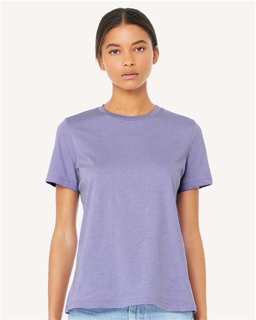 Dark Lavender Women’s Relaxed Jersey Tee - 6400