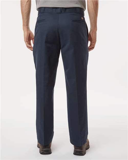 Dark Navy - 37 Unhemmed Industrial 874® Work Pants - Extended Sizes - P874EXT