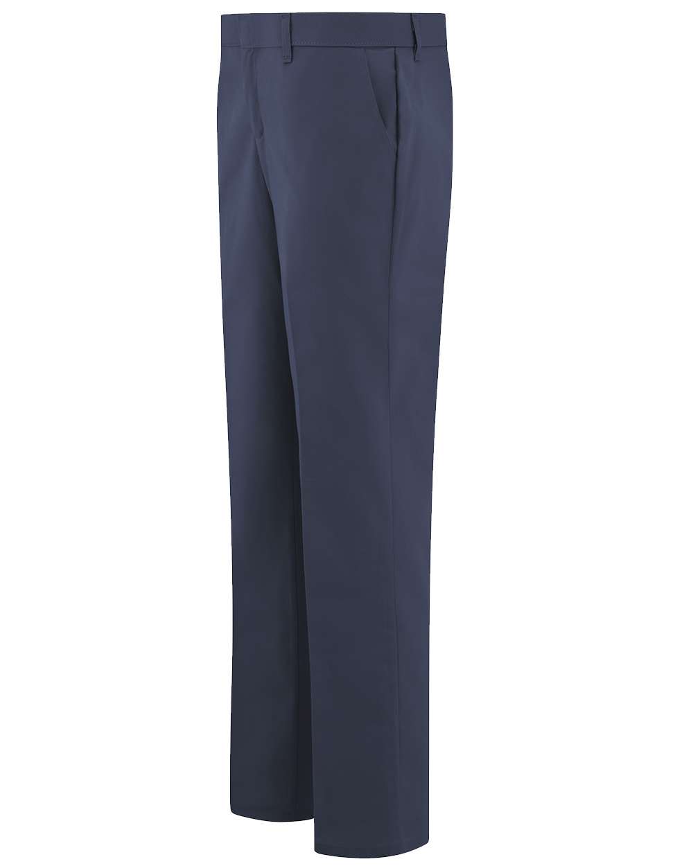 Dark Navy - 37 Unhemmed Women's Premium Flat Front Pants - FP21