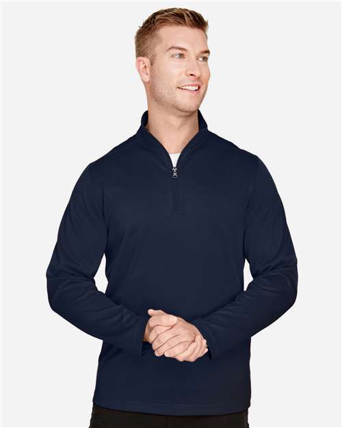 Dark Navy Men's Advantage Snag Protection Plus Quarter-Zip Pullover - M748