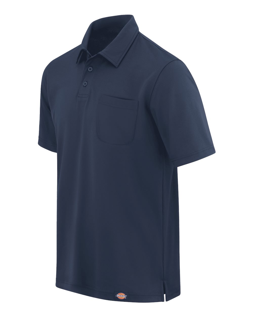 Dark Navy Performance Short Sleeve Work Shirt With Pocket - LS44
