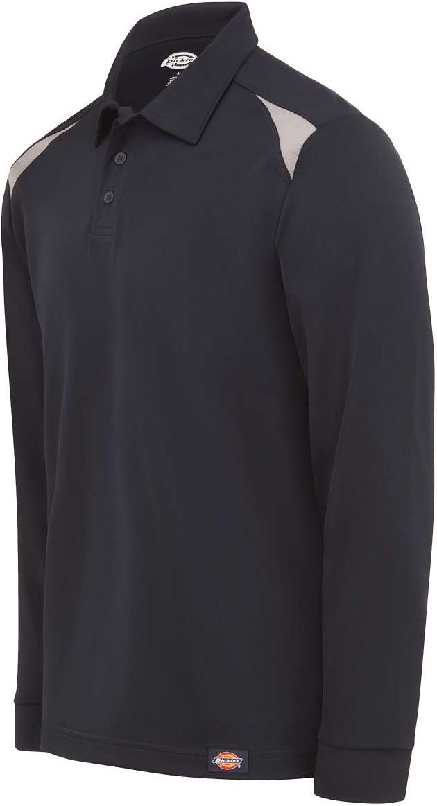 Dark Navy/ Smoke Team Performance Long Sleeve Shirt - LL66