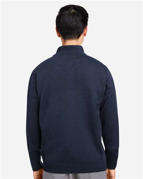 Dark Navy Unisex Pilbloc™ Quarter-Zip Pullover Sweater - M421