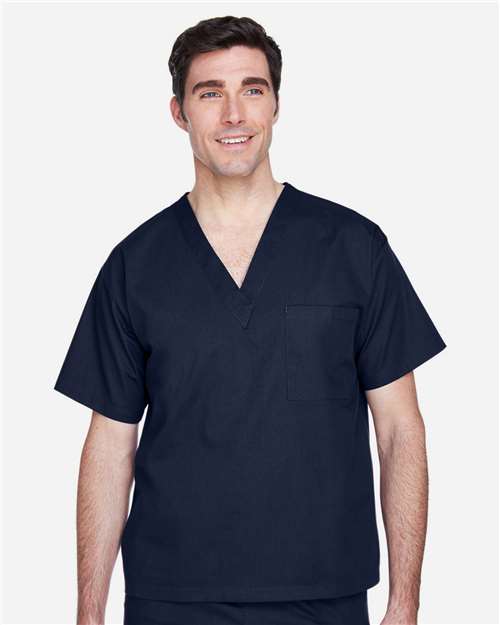 Dark Navy Unisex Restore Scrub Top - M897