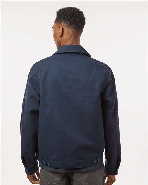 Dark Navy Unlined Industrial Eisenhower Jacket - JT78