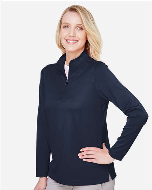 Dark Navy Women's Advantage Snag Protection Plus Quarter-Zip Pullover - M748W