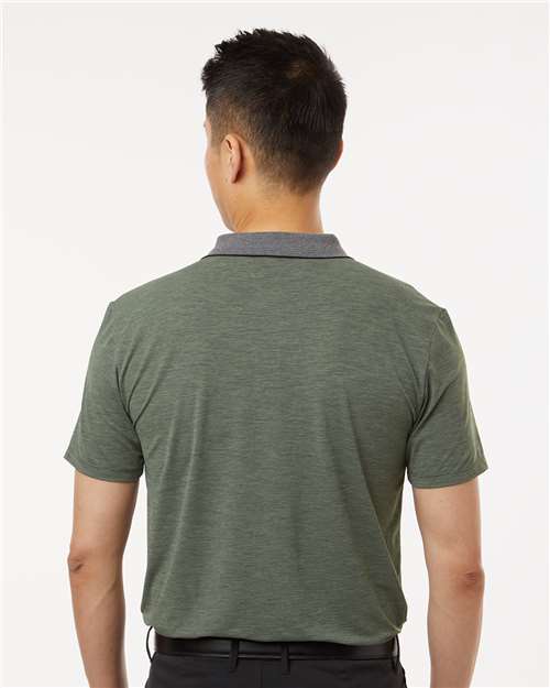 Dark Olive Heathered Transit Tech Polo - MPTNTS0