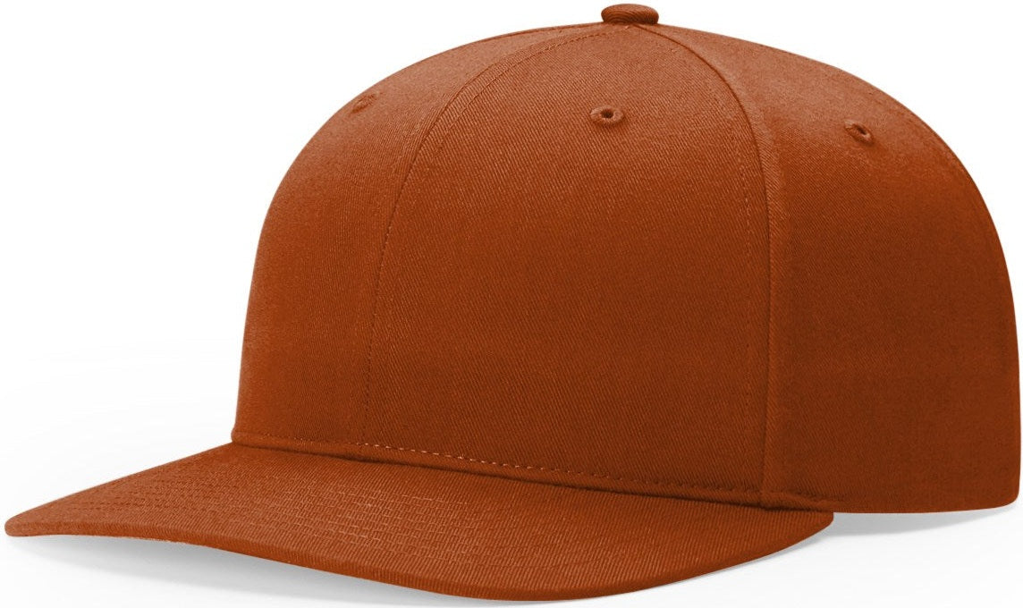 Dark Orange Solid Twill Trucker