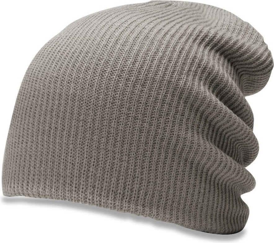 Dark Sand Super Slouch Knit Beanie