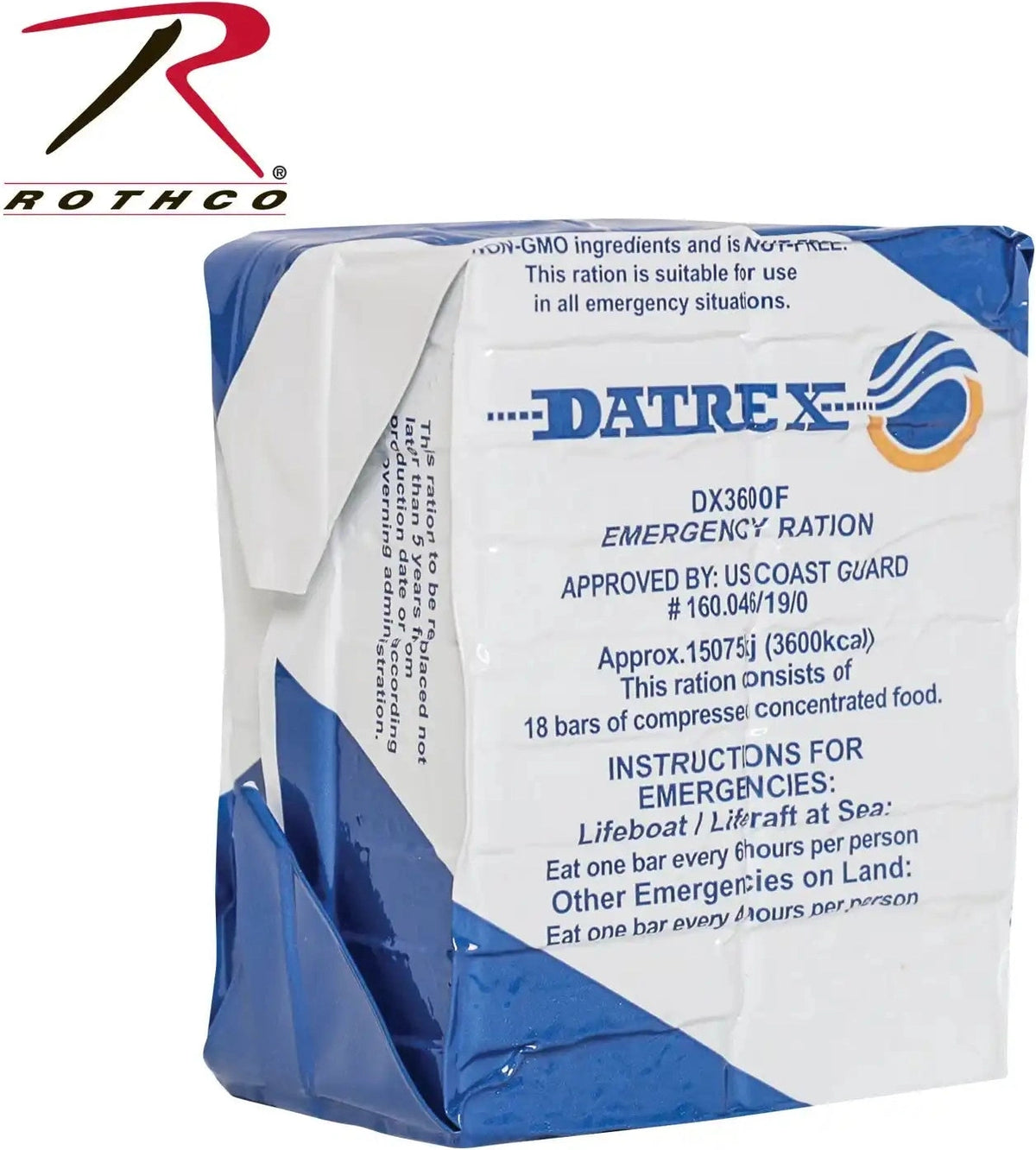 Datrex Blue 3600 Calorie Emergency Food Ration