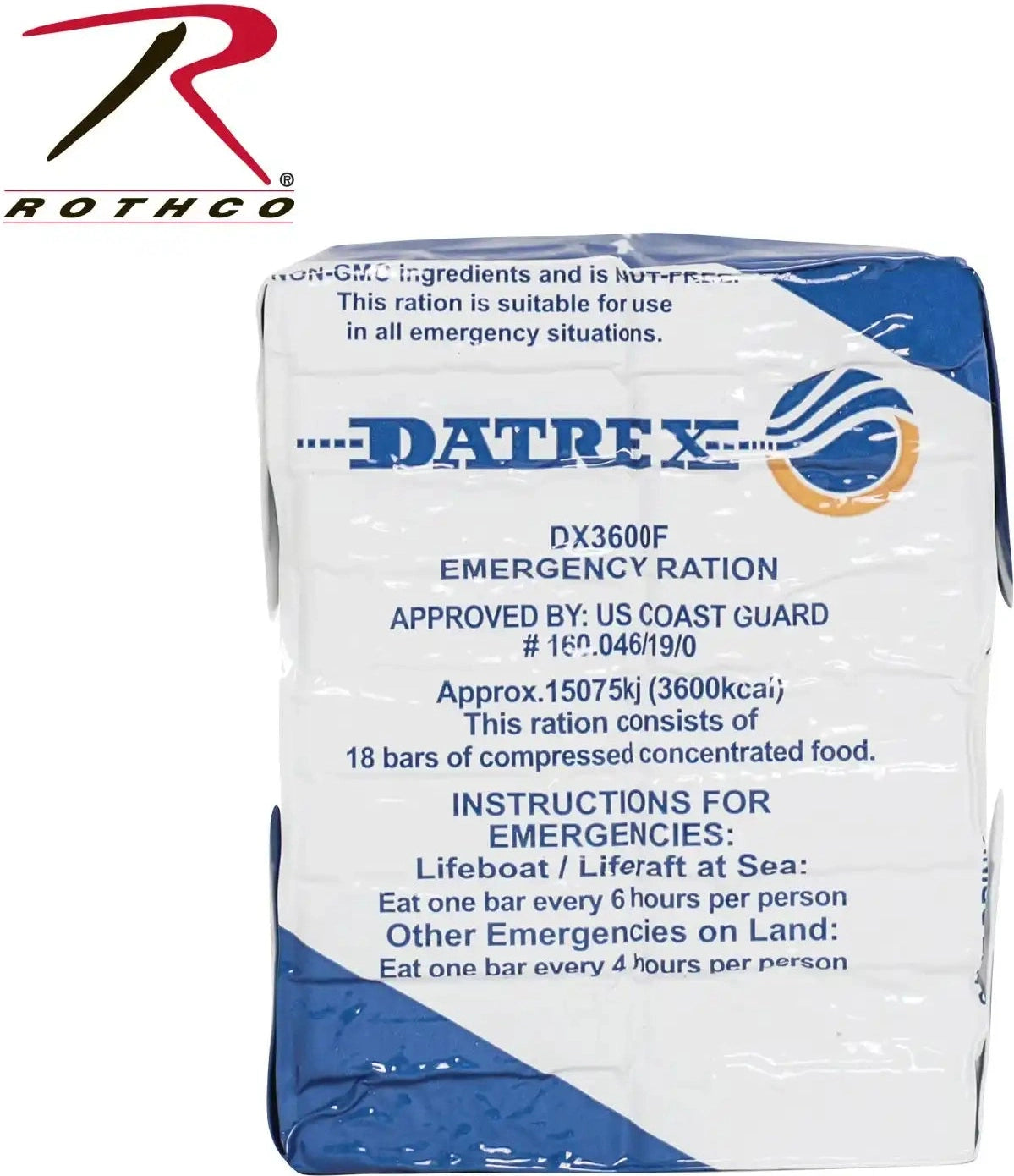 Datrex Blue 3600 Calorie Emergency Food Ration