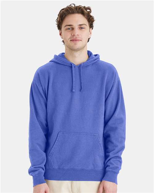Deep Forte Blue Garment-Dyed Hooded Sweatshirt - GDH450