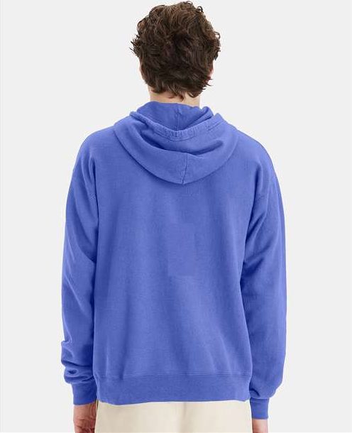 Deep Forte Blue Garment-Dyed Hooded Sweatshirt - GDH450
