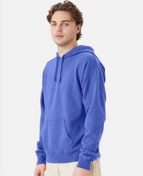 Deep Forte Blue Garment-Dyed Hooded Sweatshirt - GDH450