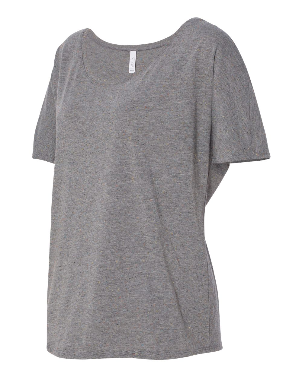Deep Heather Speckled Women’s Slouchy Tee - 8816