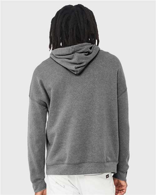 Deep Heather Sponge Fleece Drop Shoulder Hoodie - 3729