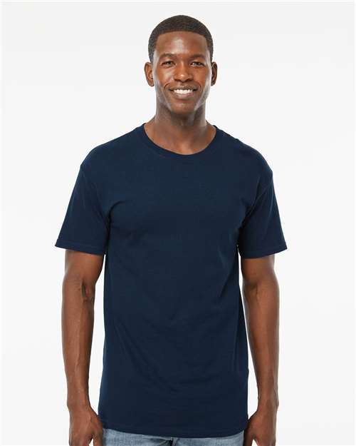 Deep Navy Gold Soft Touch T-Shirt - 4800