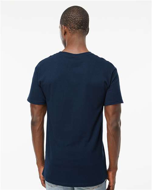 Deep Navy Gold Soft Touch T-Shirt - 4800