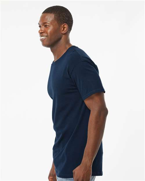 Deep Navy Gold Soft Touch T-Shirt - 4800