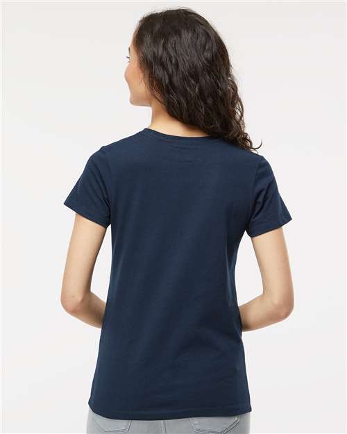 Deep Navy Women's Gold Soft Touch T-Shirt - 4810