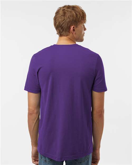 Deep Purple Combed Cotton T-Shirt - 602