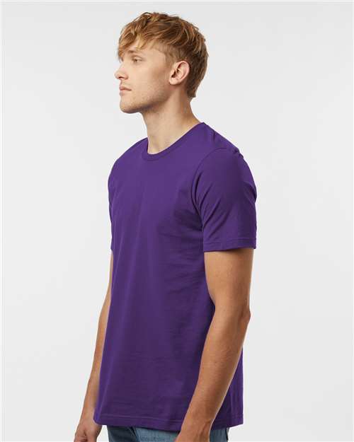 Deep Purple Combed Cotton T-Shirt - 602