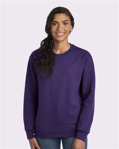 Deep Purple NuBlend® Crewneck Sweatshirt - 562MR