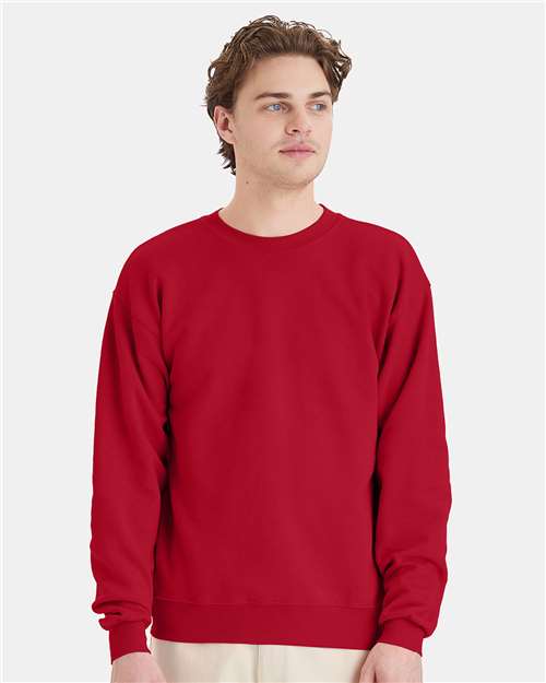 Deep Red Ecosmart® Crewneck Sweatshirt - P160