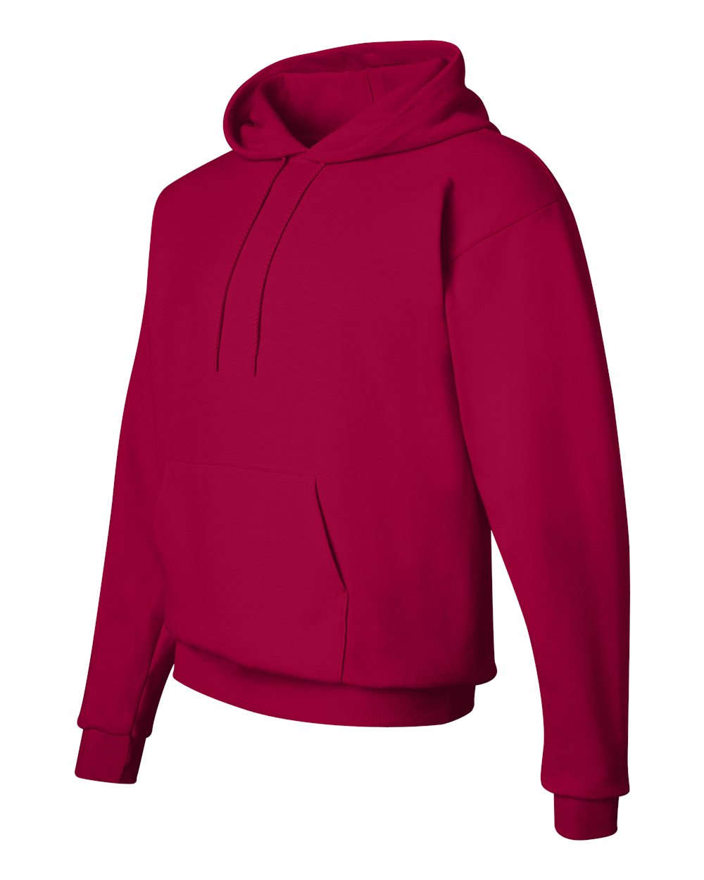 Deep Red Ecosmart® Hooded Sweatshirt - P170