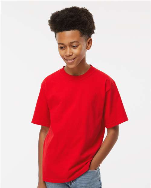 Deep Red Youth Gold Soft Touch T-Shirt - 4850