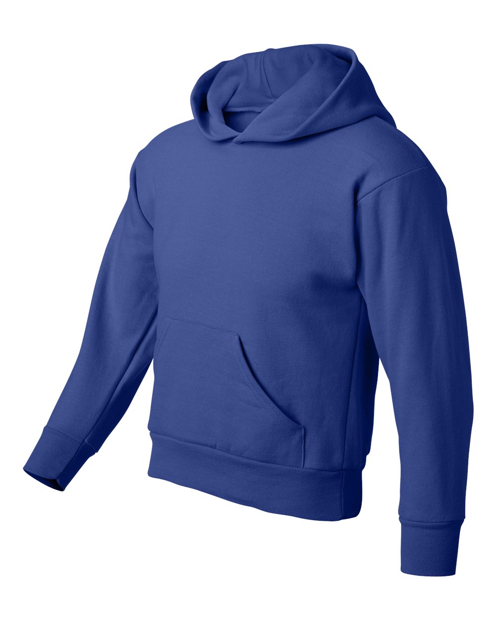 Deep Royal Ecosmart® Youth Hooded Sweatshirt - P473