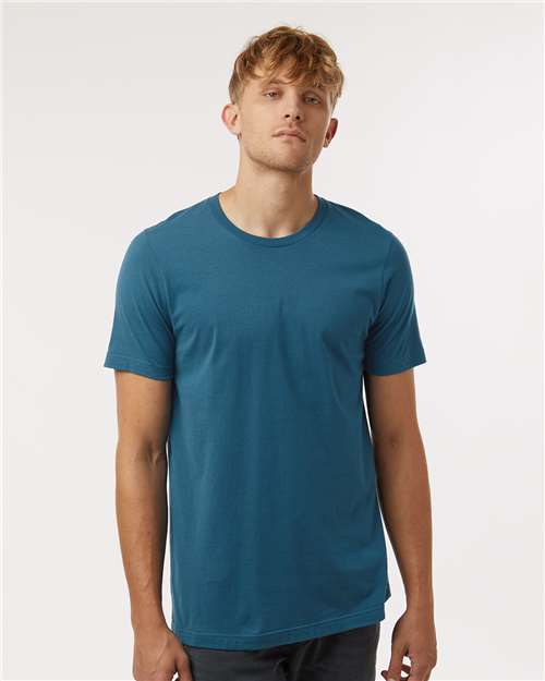 Deep Teal Combed Cotton T-Shirt - 602